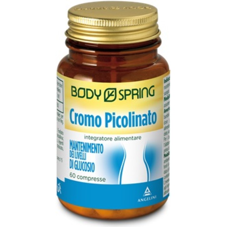 Body Spring Bio Cromo Picolinato integratore di glucosio 60 compresse