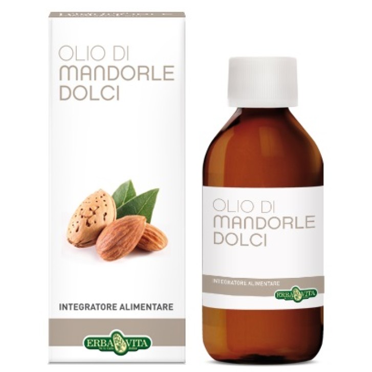 Erba Vita Olio di Mandorle Dolci Emolliente Lassativo 200 ml