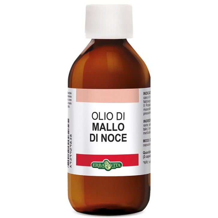 Erba Vita Olio Di Mallo Di Noce Idratante Corpo e Capelli 100 ml