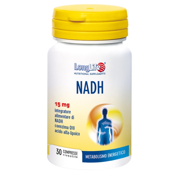 LongLife Nadh C/Q 10 Integratore metabolismo 30 Compresse