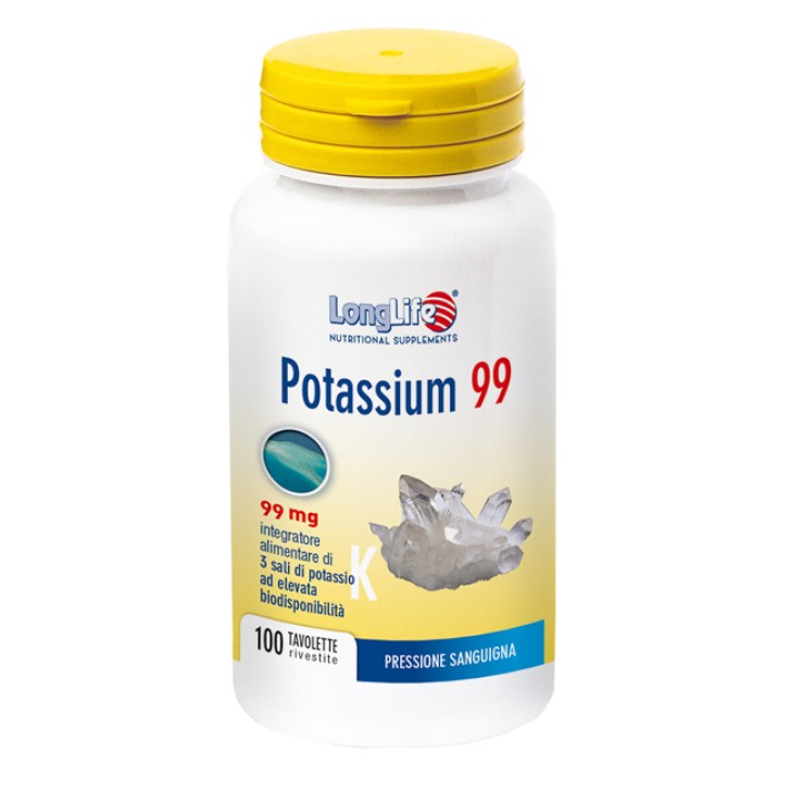 LongLife Potassium 99 Integratore potassio 100 Tavolette