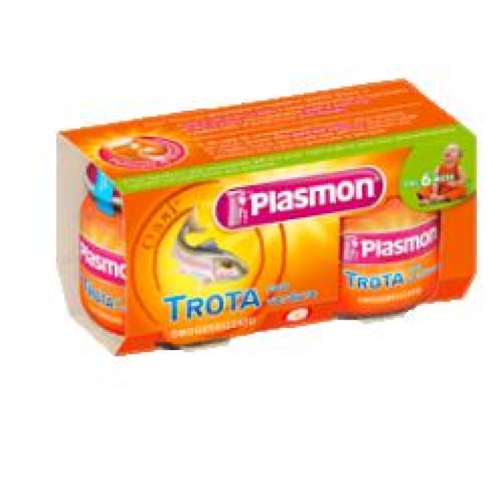 Plasmon Omogeneizzato di Trota e verdure 2 X 80 gr