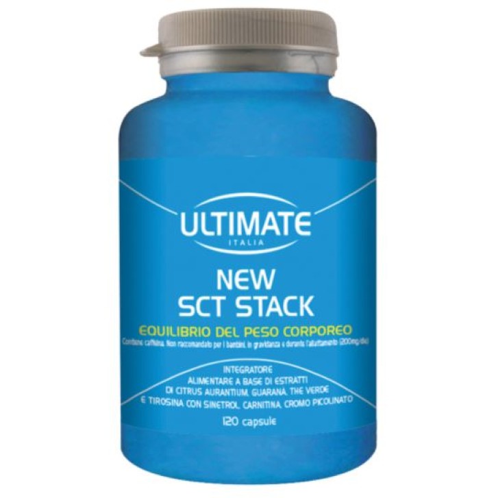 Ultimate Italia Sct Stack Integratore Metabolismo per il controllo del peso 120 capsule