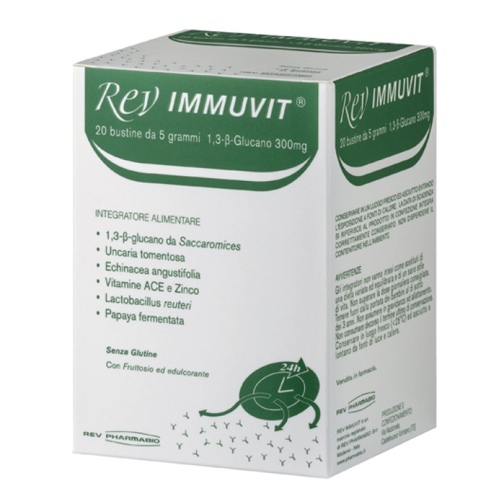 Rev Immuvit integratore alimentare 20 bustine