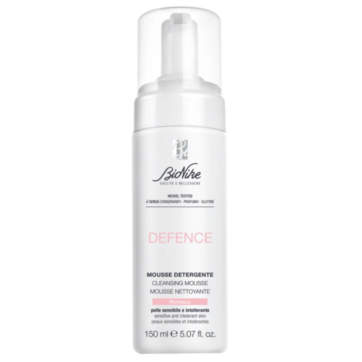 Bionike Defence Mousse Detergente Pelle Sensibile e Intollerante flacone 150 ml