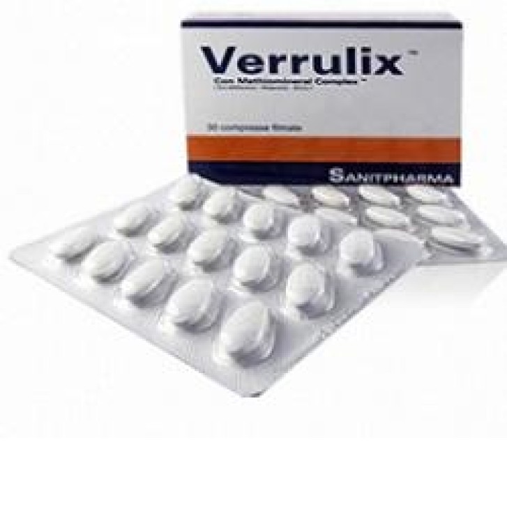 Verrulix Integratore con metionina e sali minerali 30 Compresse