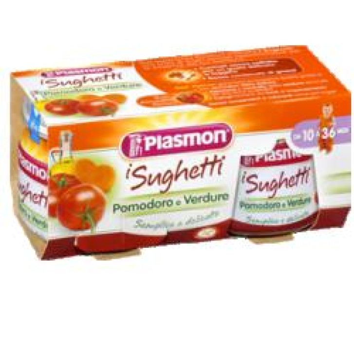 Plasmon I sughetti Pomodoro e verdure 2 x 80 gr