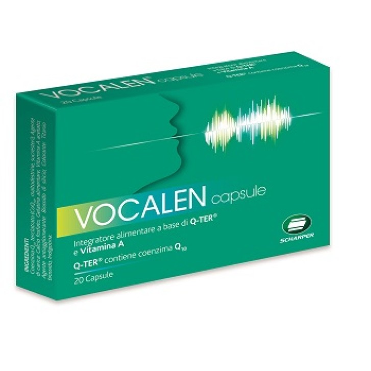 Vocalen Integratore alimentare a base di Q-TER e Vitamina A 20 compresse