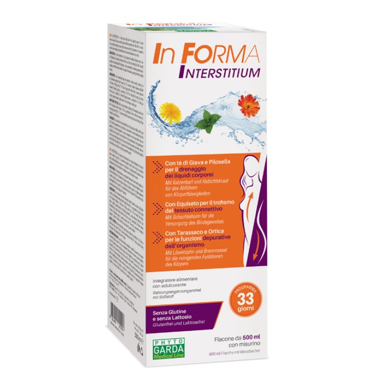 Phyto Garda InForma Interstitium Integratore Drenante Depurativo flacone 500 ml