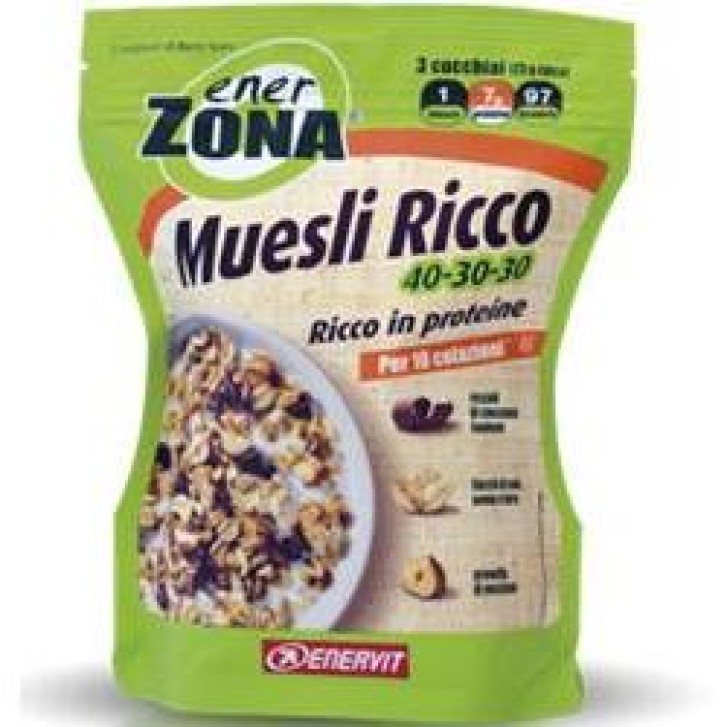 Enervit EnerZona Muesli Ricco nocciole cioccolato fondente 230 gr