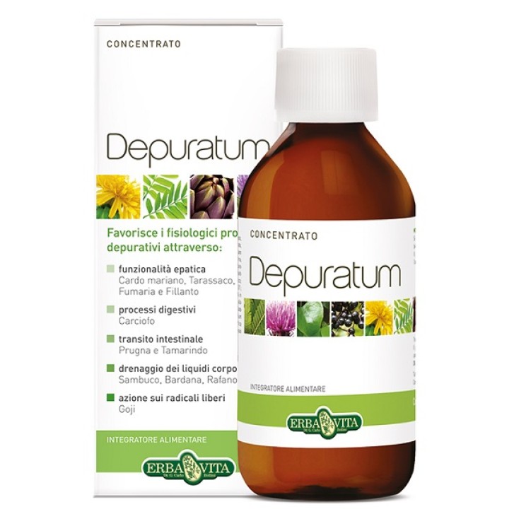 Erba Vita Depuratum Concentrato Integratore Depurativo 200 ml