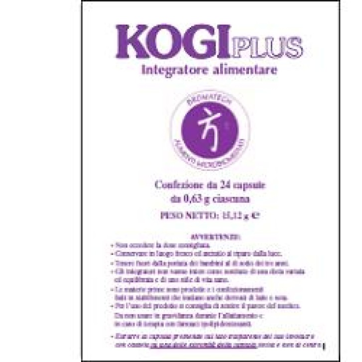 Bromatech Kogi Plus Integratore per il controllo del colesterolo 24 capsule