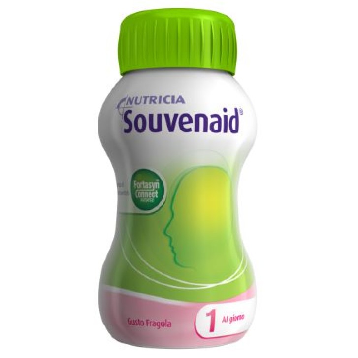 Souvenaid alimento a fini speciali gusto fragola 4X125 ml