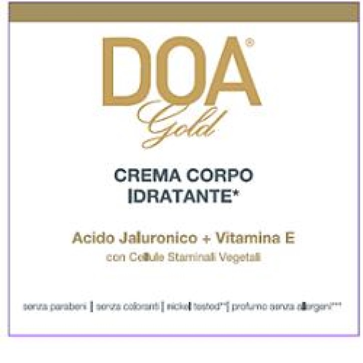 DOA Gold  Crema corpo idratante 200 ml