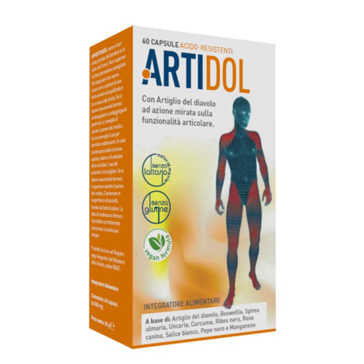 Erba Vita Artidol Integratore Articolare 60 Capsule