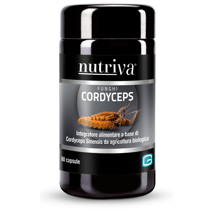 Nutriva Cordyceps Integratori per le vie respiratorie 60 capsule