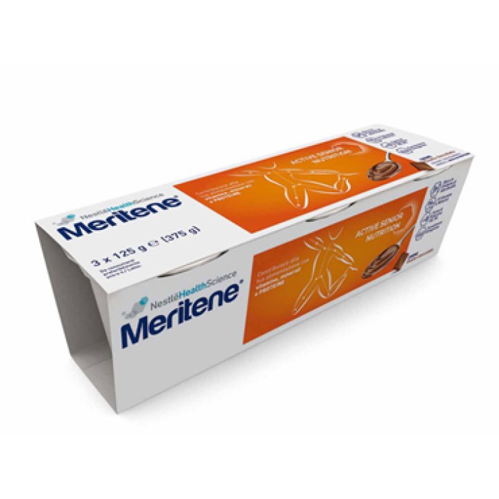 Meritene Creme dessert al cioccolato 3 pezzi da 125 Gr