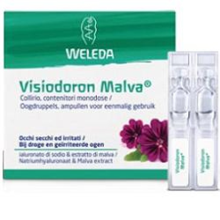 Weleda Visiodoron Malva Collirio con ialuronato di sodio 20 contenitori monodose **