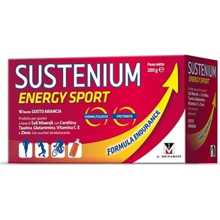 Sustenium Energy Sport Integratore Sportivo 10 Bustine