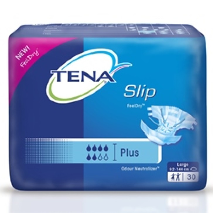 Tena Slip Plus pannolone mutandina taglia L 30 pezzi