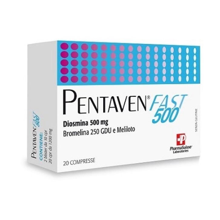 Pentaven Fast 500 Integratore per la circolazione 20 compresse