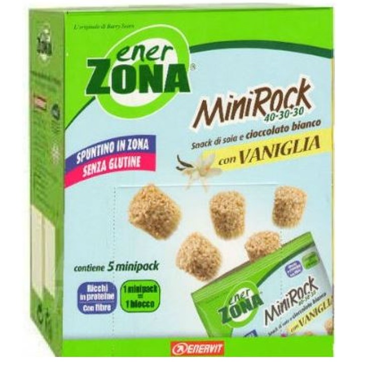 Enervit Enerzona MiniRock 40-30-30 Vaniglia 5 Minipack da 24 gr