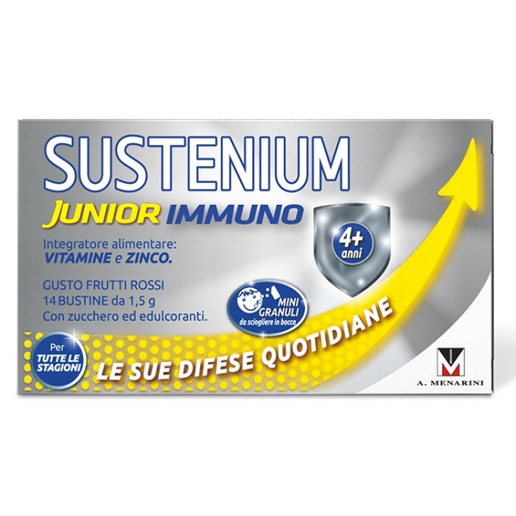 Sustenium Immuno Junior integratore sistema immunitario 14 Bustine