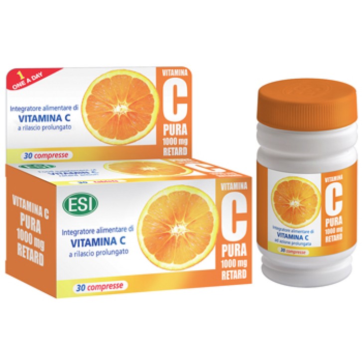 Esi Vitamina C Pura Retard Integratore Sistema Immunitario 30 Compresse