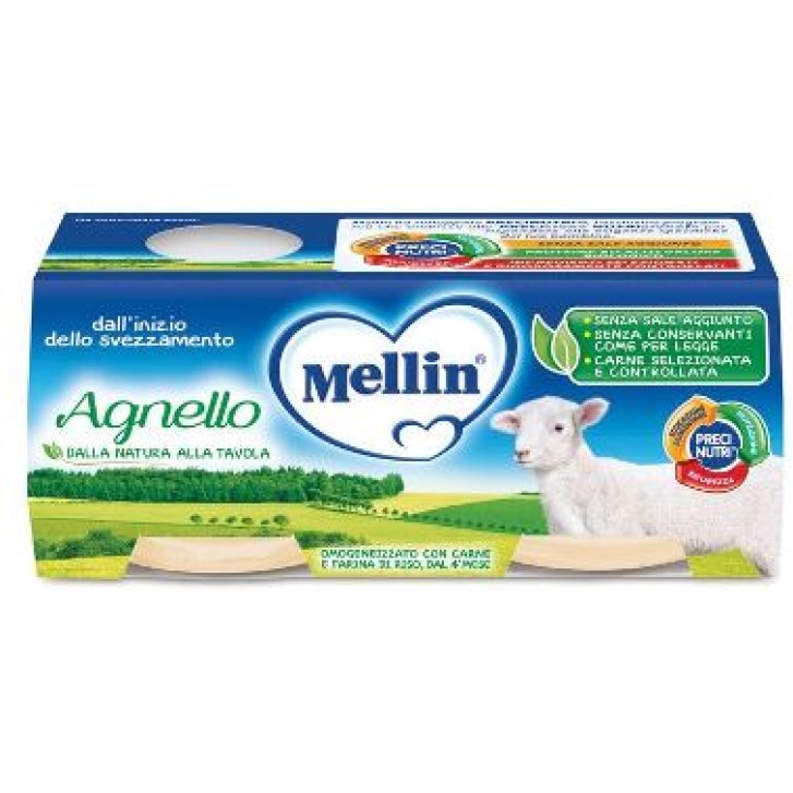 Mellin Omogeneizzato di agnello 2X80 gr