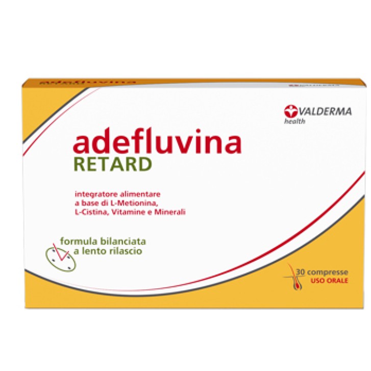 Valderma Adefluvina Retard integratore per unghie e capelli 30 compresse