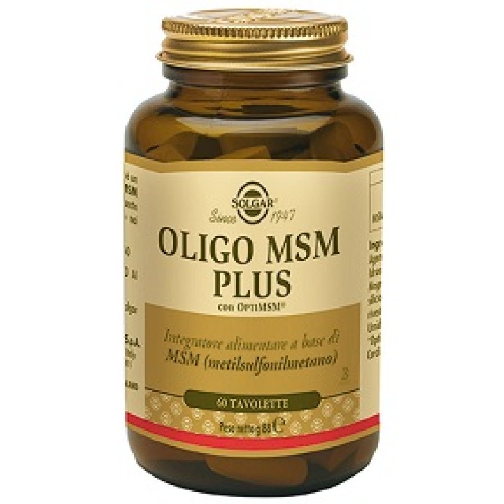 Solgar Oligo Msm Plus Integratore di Zolfo 60 Tavolette