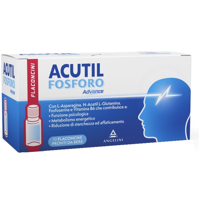 Acutil Fosforo advance integratore per la memoria 10 flaconcini