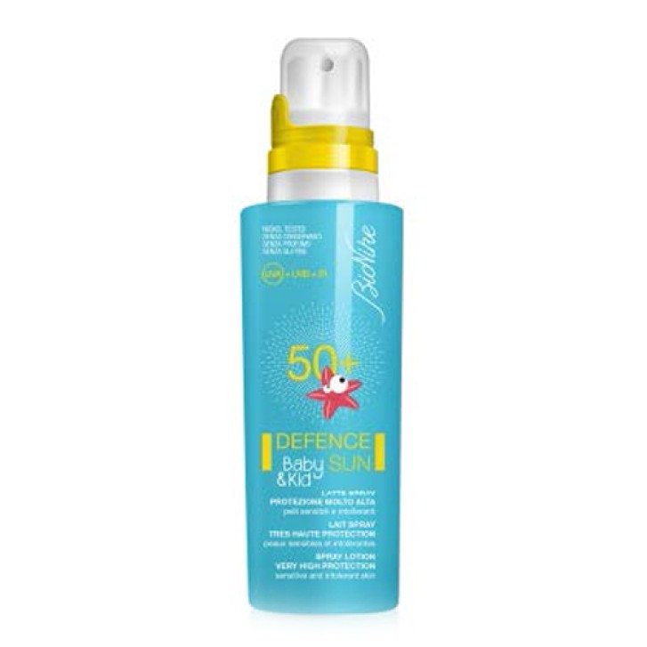 Bionike Defence Sun Baby&Kid Latte solare Spray SPF 50+ Protezione Molto Alta 125 ml