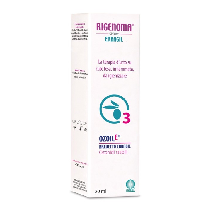 Rigenoma spray per cute e mucose Infiammate 20 ml