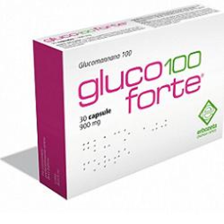 Erbozeta Gluco 100 Forte Integratore per il controllo del peso 30 capsule