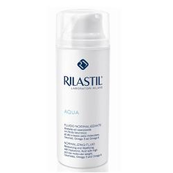 Rilastil Aqua Fluido Normalizzante Viso Pelle Mista e Impura 50 ml