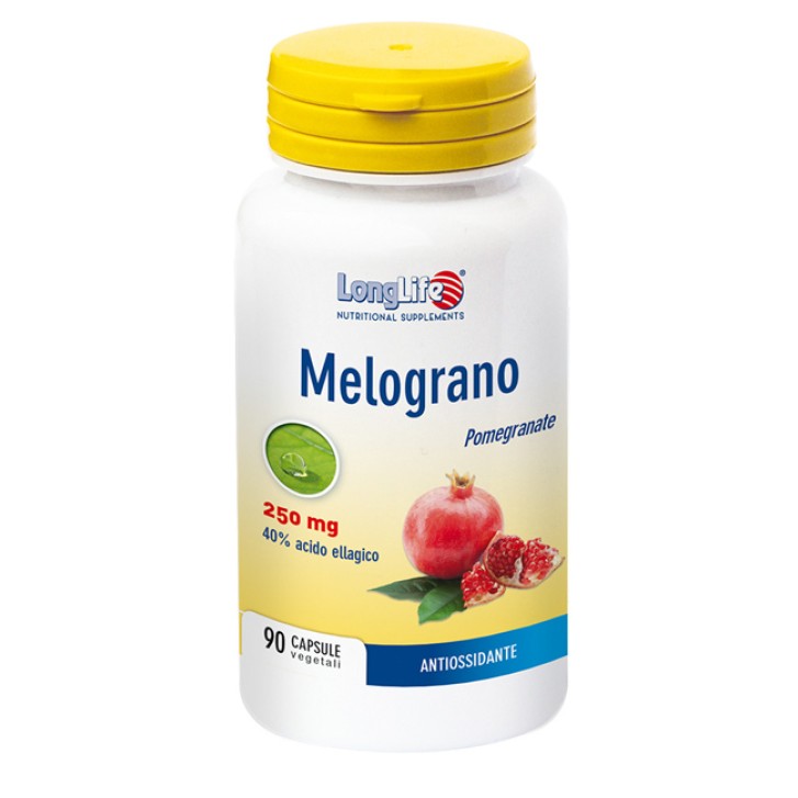 Longlife Melograno 40% Integratore Antiossidante 90 Capsule