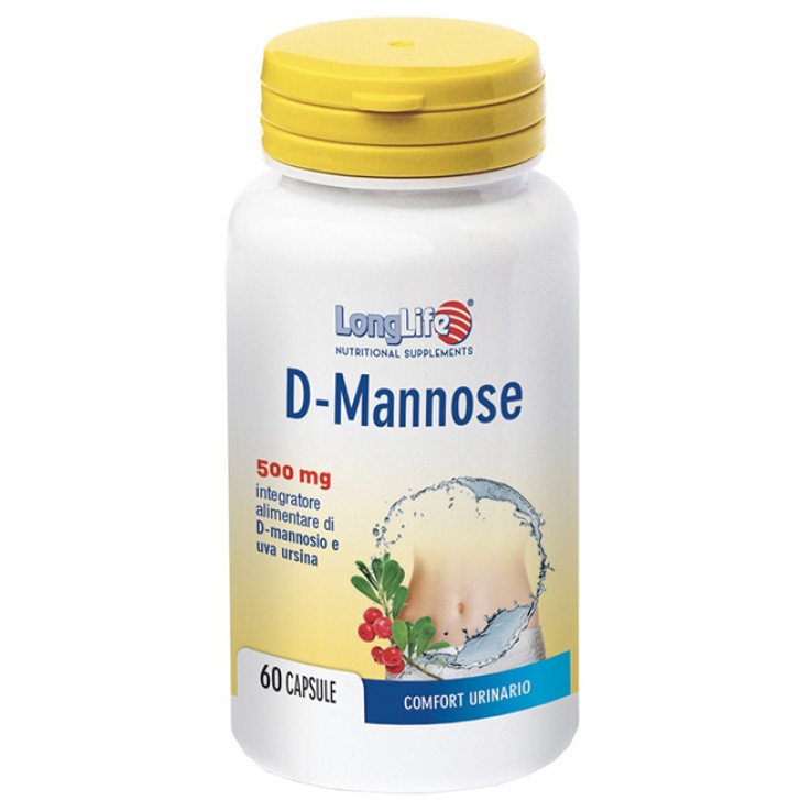 LongLife D-mannose Integratore Vie Urinarie 60 Capsule