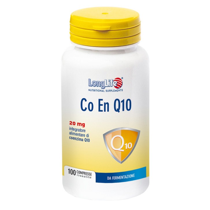 LongLife Co En Q10 20mg Integratore Antiossidante 100 Compresse