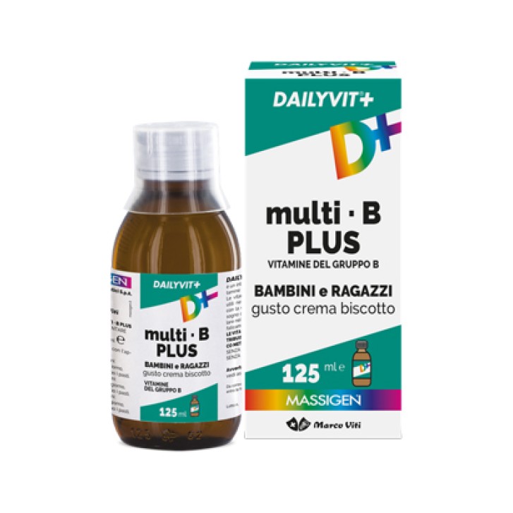 Massigen Dailyvit+ Multi-B Plus Bambini Integratore 125 ml