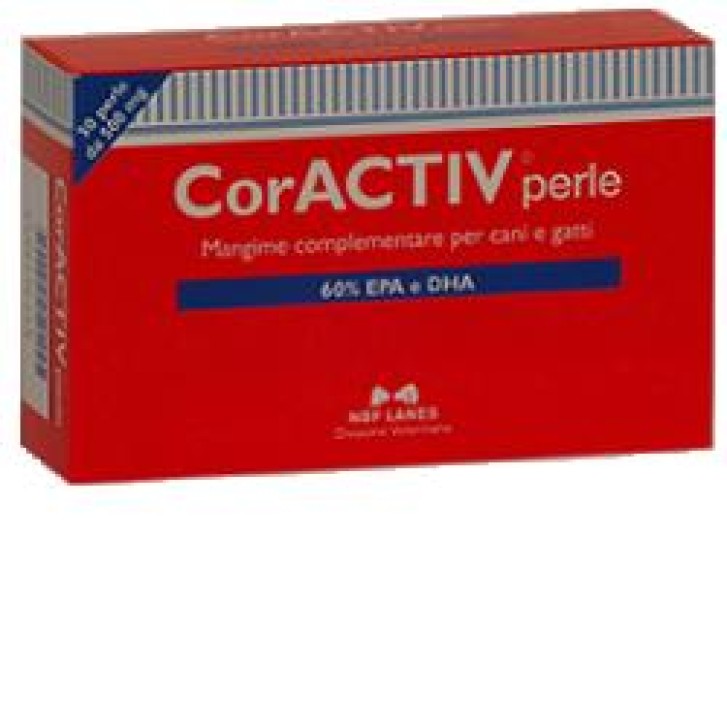 Coractiv Mangime complementare per cani e gatti per patologia cardiache 50 perle