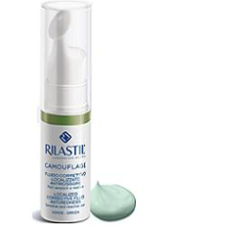 Rilastil Cosmetic Camouflage Correttore Fluido Verde Antirossore 5 ml