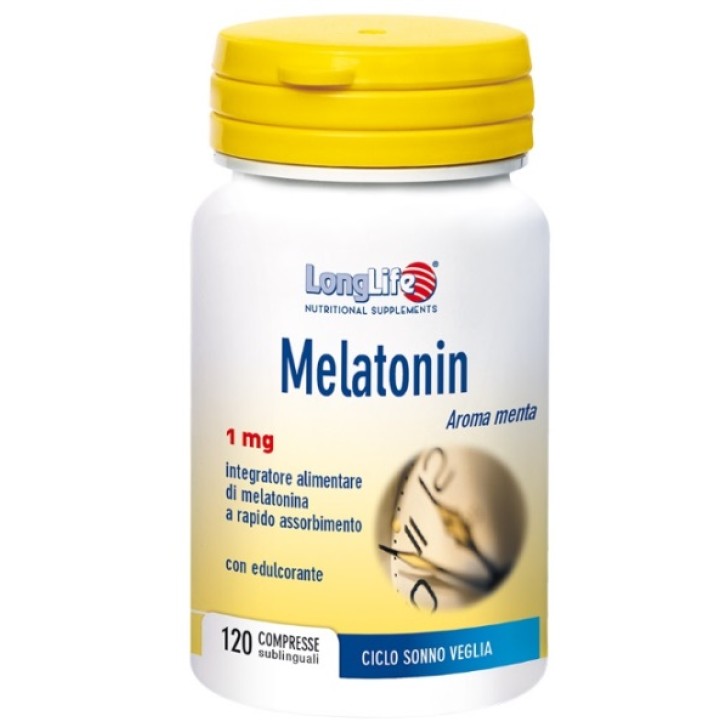 LongLife Melatonin Integratore Sonno 120 Compresse