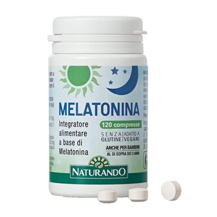 Naturando Melatonina integratore per il sonno 120 compresse