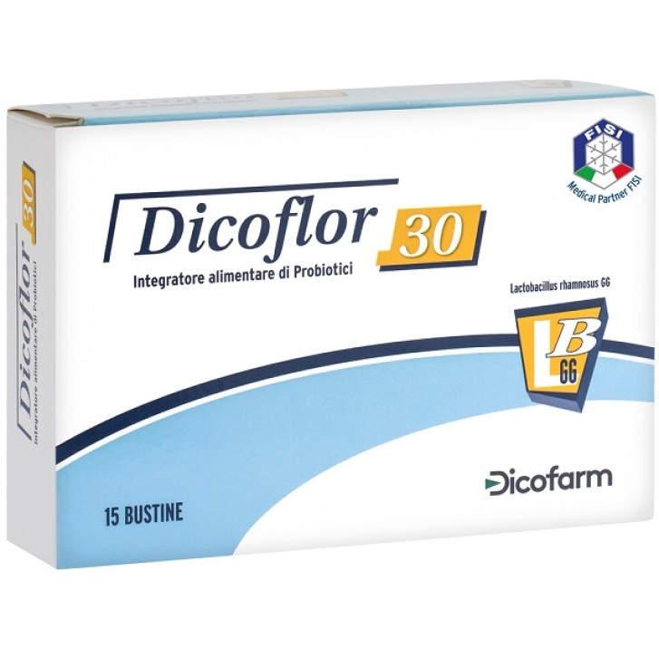 Dicoflor 30 integratore per la flora intestinale 15 bustine