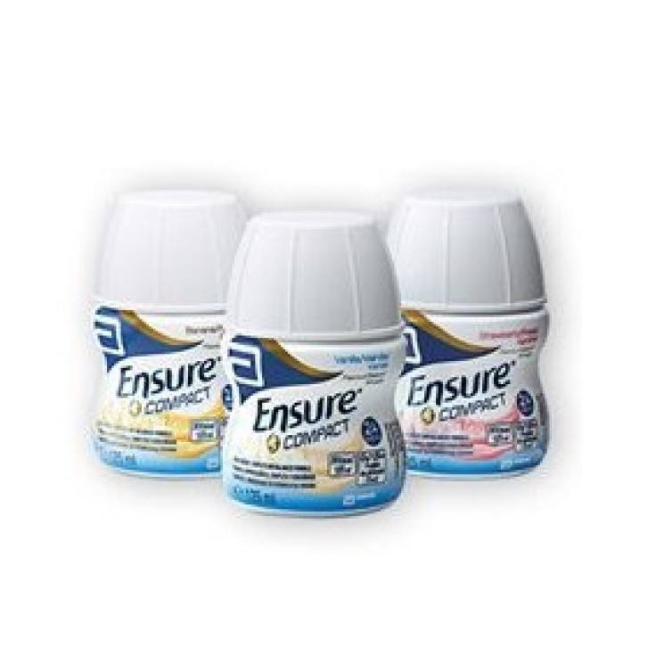 Ensure Compact Integratore alimentare gusto Vaniglia 4 bottiglie da 125 ml