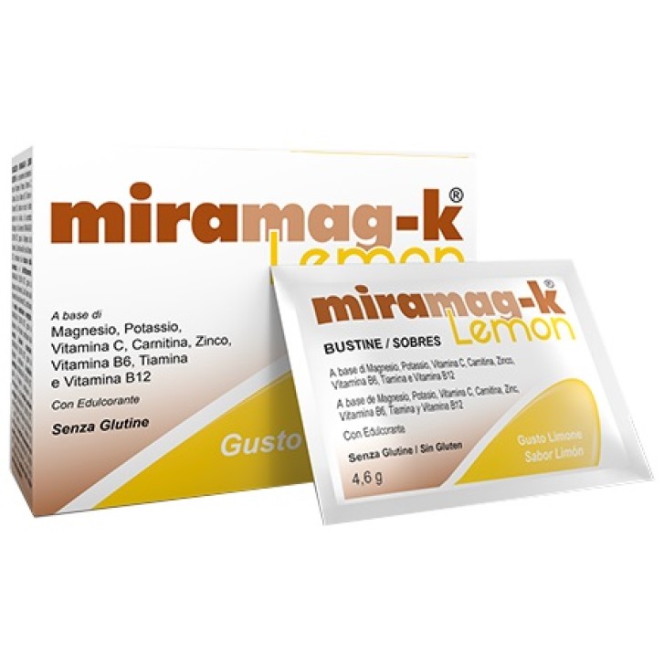 Miramag K Lemon integratore Potassio e Magnesio 20 bustine