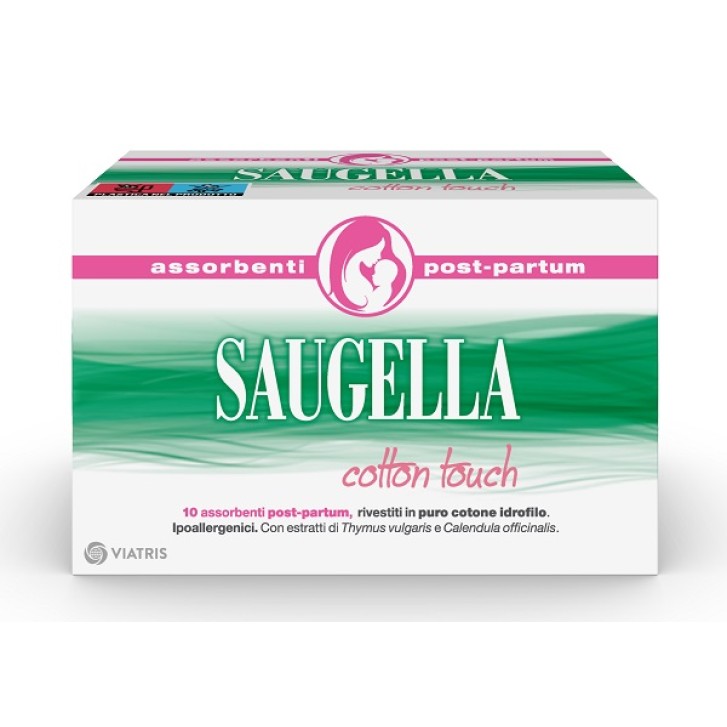 Saugella COTTON TOUCH assorbenti post parto 10 pezzi