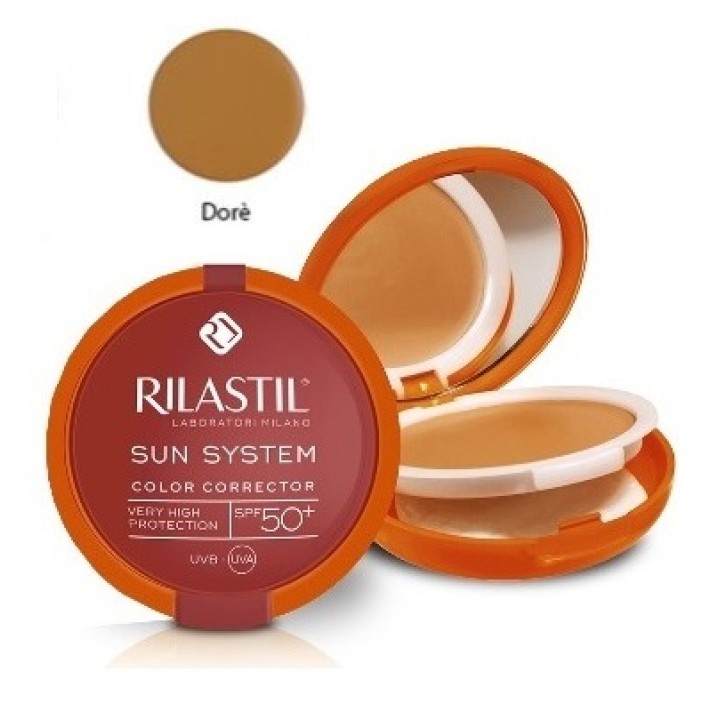 Rilastil Sun System Fondotinta compatto Spf 50+ Dor 10 ml