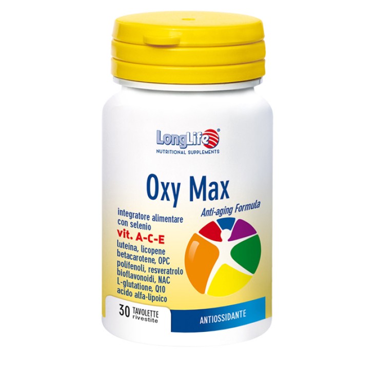 Longlife Oxy Max Integratore antiossidante 30 Tavolette